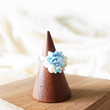 Cyme Ring in Blue
