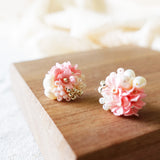 Cyme Stud Earrings in Pink