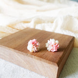 Cyme Stud Earrings in Pink