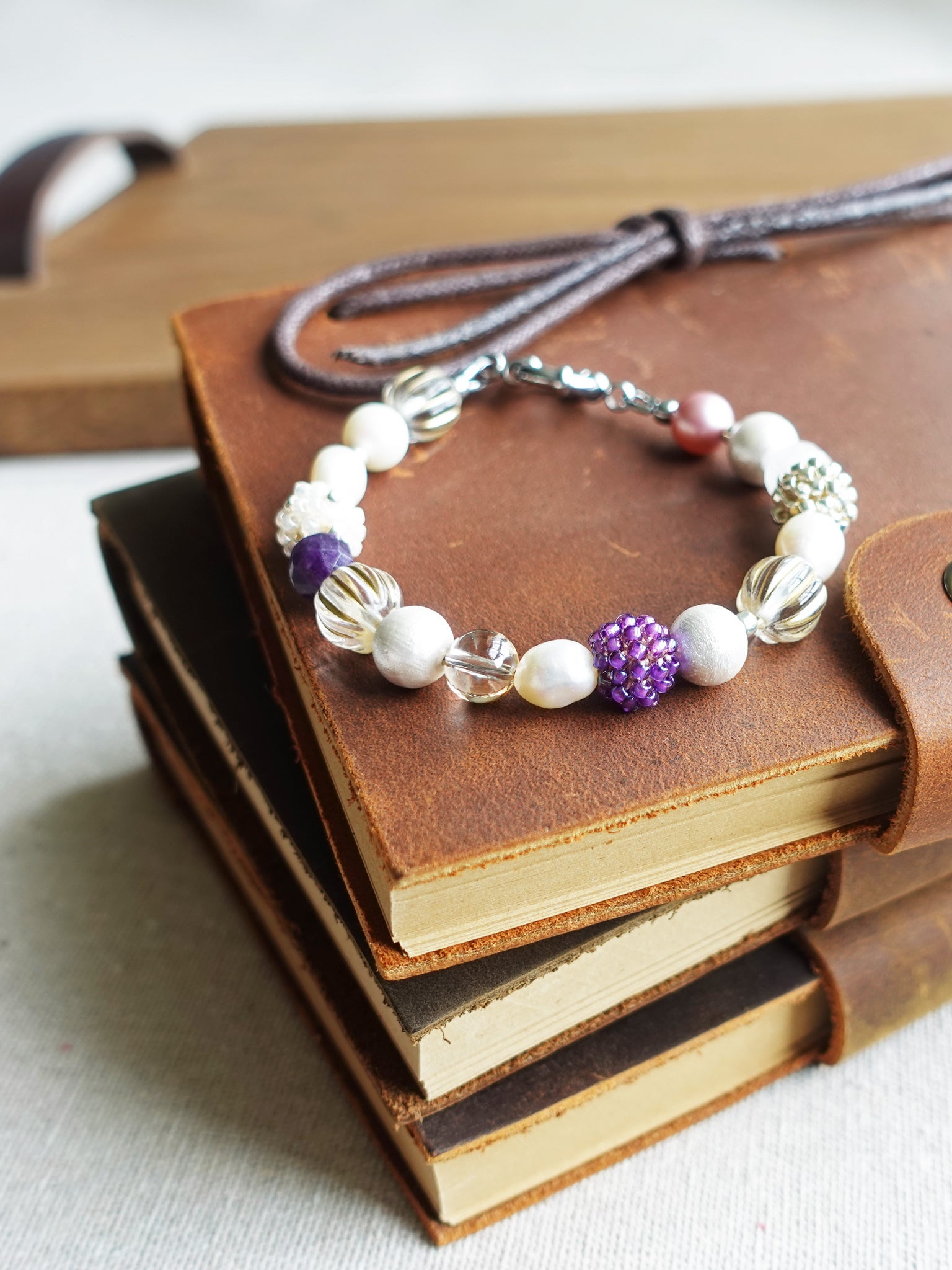 Elowen Bracelet in Royal Purple Books
