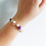 Elowen Bracelet in Royal Purple Hand 1