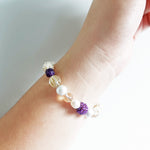 Elowen Bracelet in Royal Purple Hand 2
