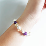Elowen Bracelet in Royal Purple Hand 2