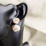 Estellar Earrings in Ivory Bust