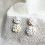 Estellar Earrings in White Right