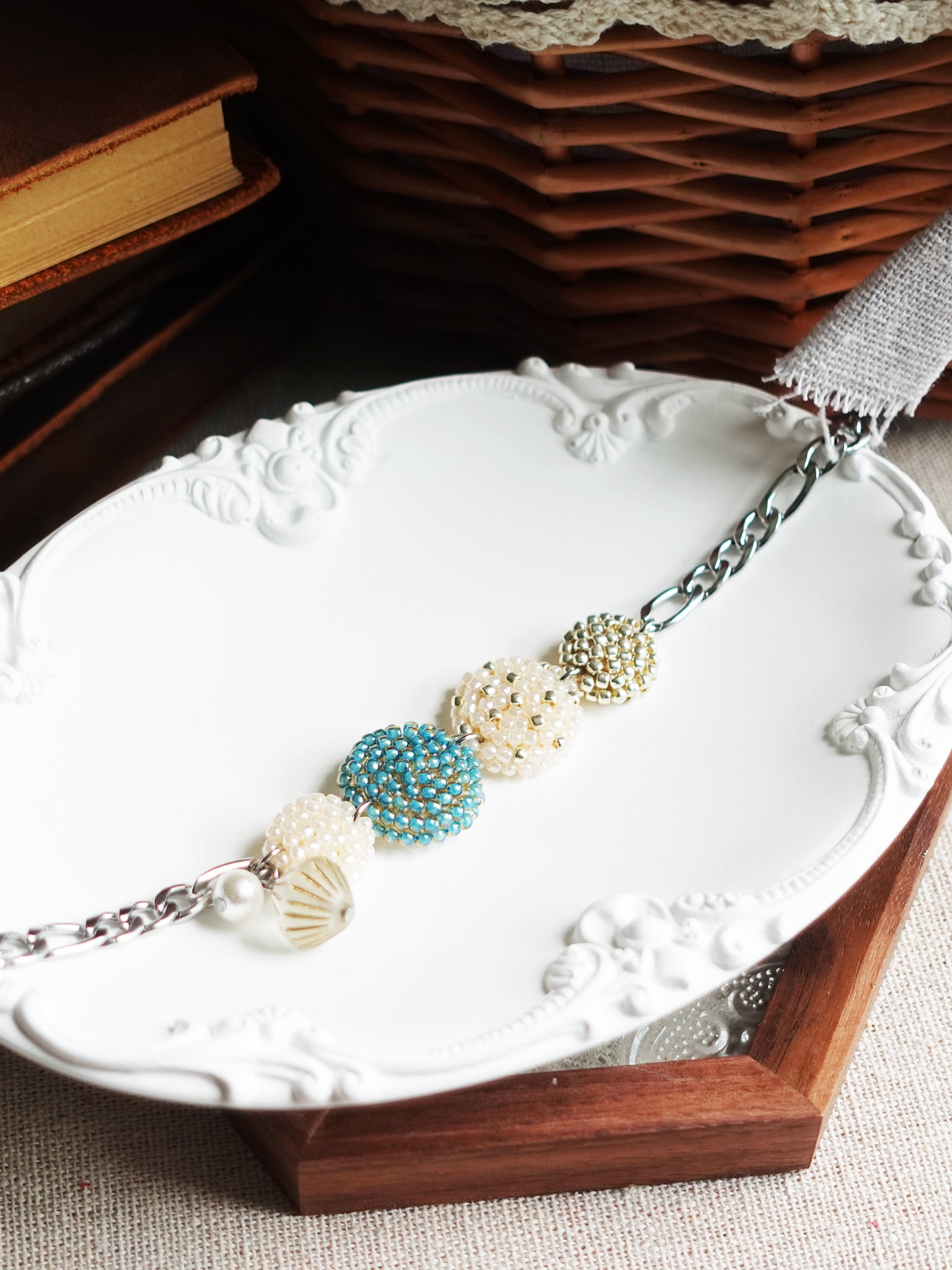 Evardo Bracelet in Ocean Green Plate