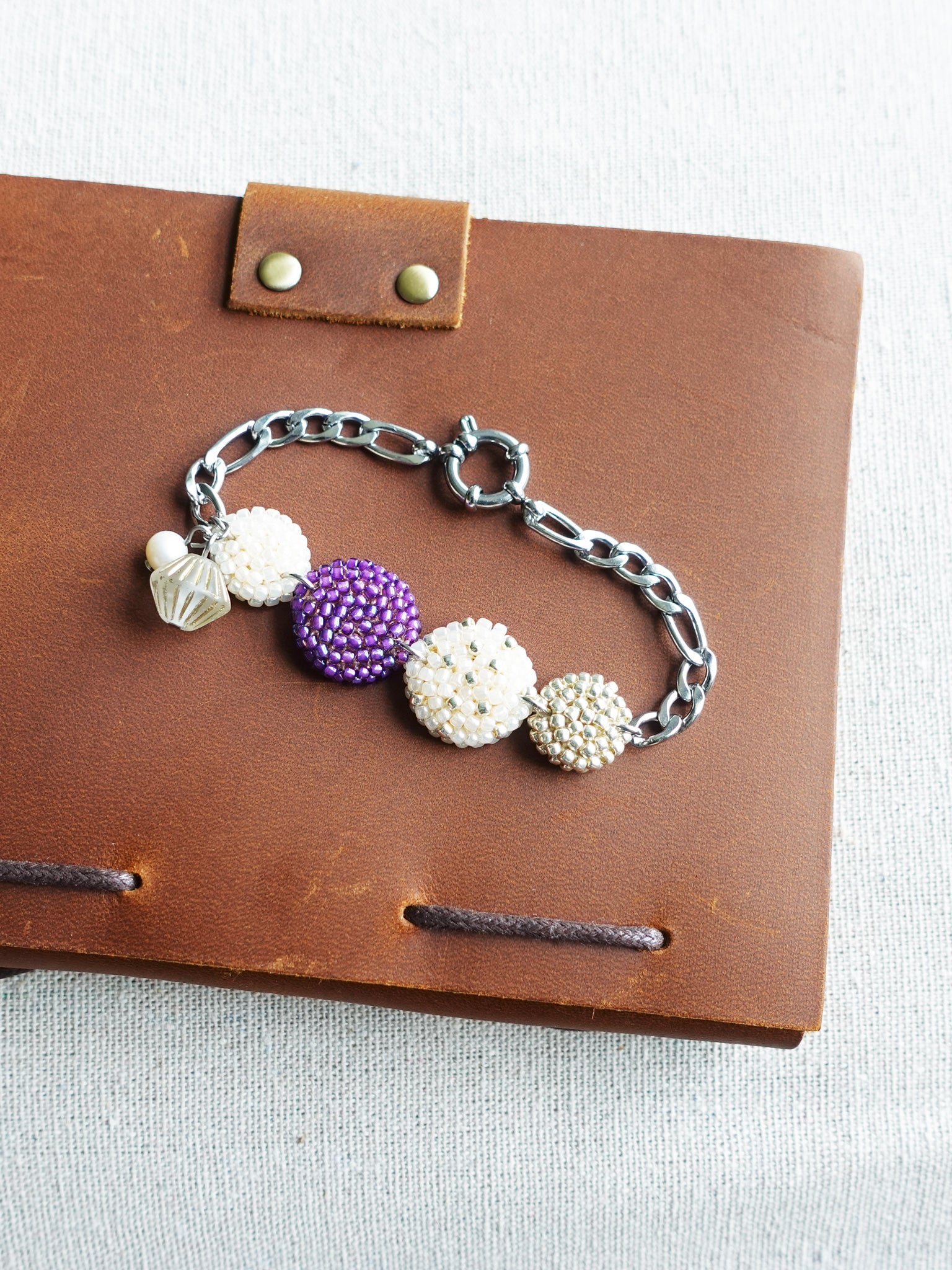 Evardo Bracelet in Royal Purple Book