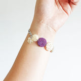 Evardo Bracelet in Royal Purple Hand 1