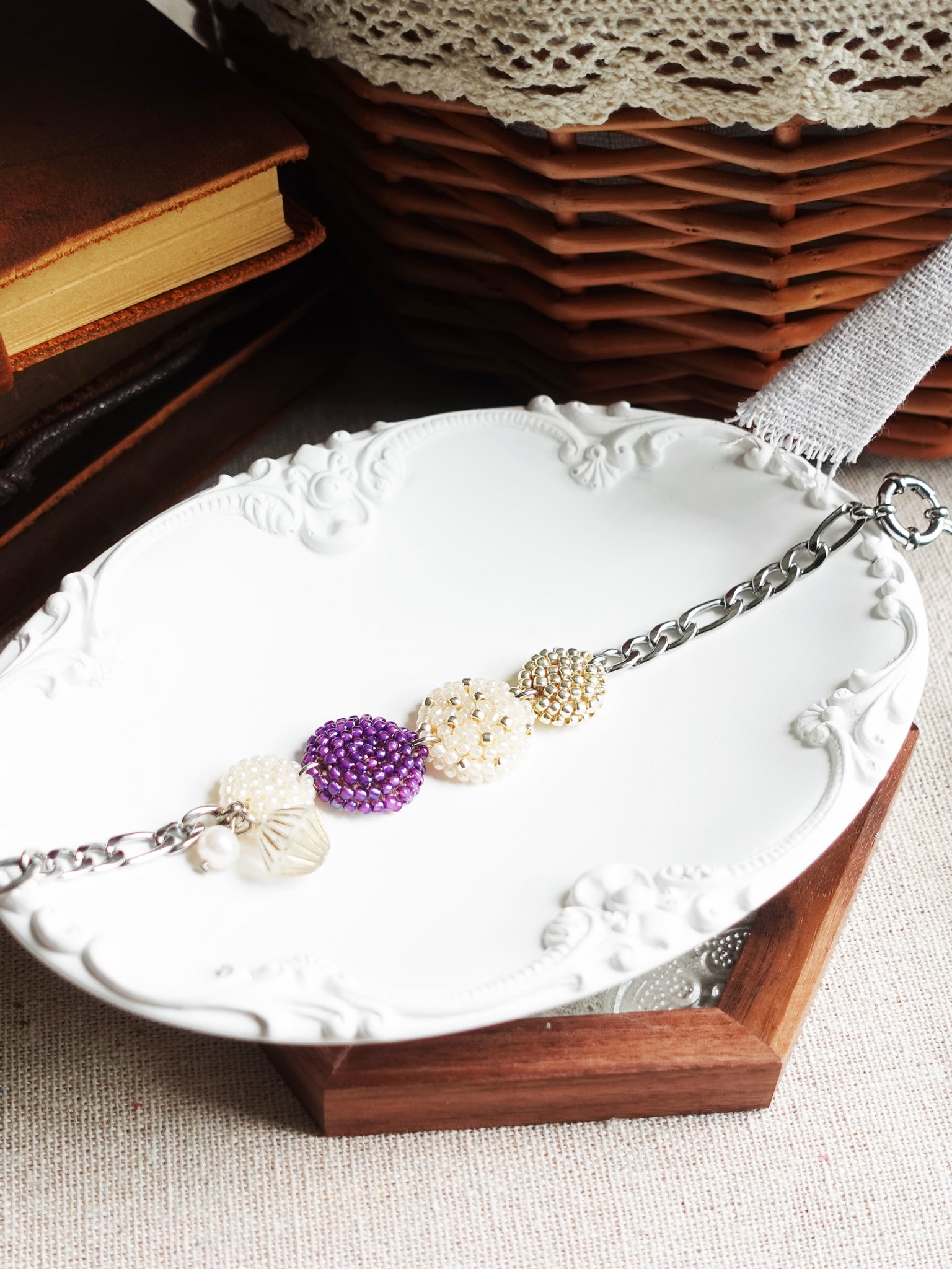 Evardo Bracelet in Royal Purple Plate