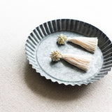 Fluffy Dos Tassel Earrings in Gold Tray