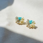 Garde Stud Earrings in Turquoise Front