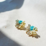 Garde Stud Earrings in Turquoise Right