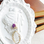 Haven Earrings in Royal Purple Girl