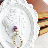 Haven Earrings in Royal Purple Girl