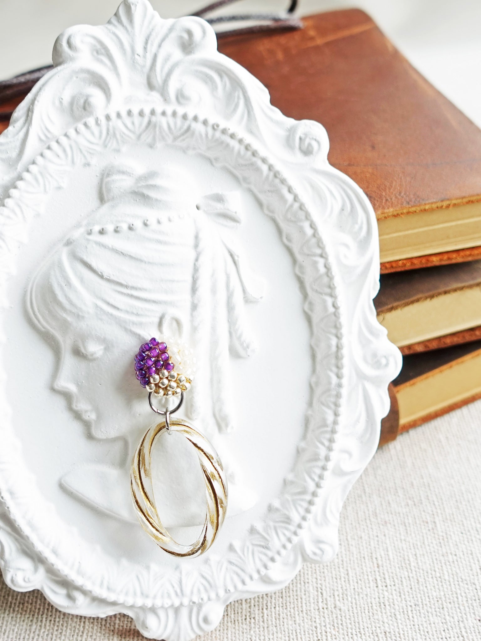 Haven Earrings in Royal Purple Girl