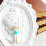 Imara Amazonite Earrings Girl