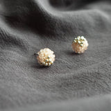 Kai Stud Earrings in Blush Pink Front
