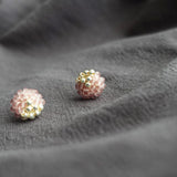 Kai Stud Earrings in Mauve Purple Right