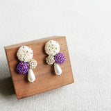Kasey Earrings in Royal Purple Display Front