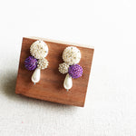 Kasey Earrings in Royal Purple Display Right