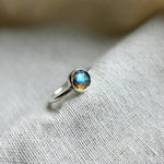 Labradorite Rose Cut Ring Left