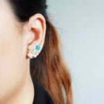 Liriel Apatite Earrings Model