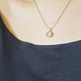 Lucida Last Quarter Necklace in Gold Model