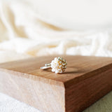 Lucida Last Quarter Slim Ring in Gold Display Left