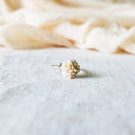 Lucida Last Quarter Slim Ring in Gold Front 2