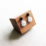Maevan Earrings in Black Display Side