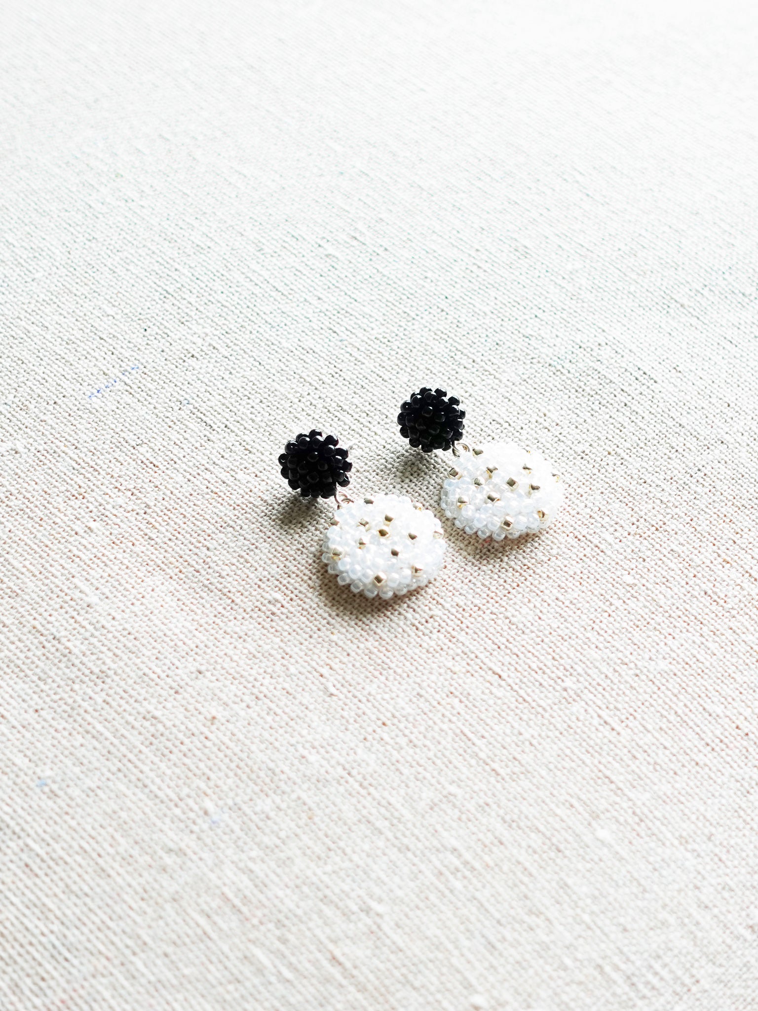Maevan Earrings in Black Side