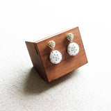 Maevan Earrings in Gold Display Side