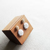 Maevan Earrings in Gold Display Top