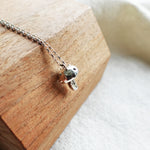 Mushroom Necklace I Display Top Left