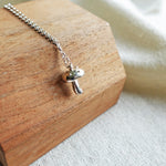 Mushroom Necklace II Display Left
