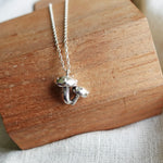 Mushroom Pair Necklace I Front