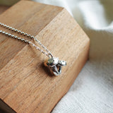 Mushroom Pair Necklace I Left