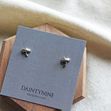 Mushroom Stud Earrings Card Front