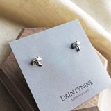 Mushroom Stud Earrings Card Left