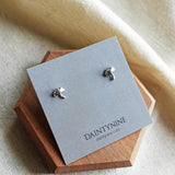 Mushroom Stud Earrings Card Top