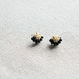 Ophira Star Dust Stud Earrings in Beige Front