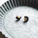 Ophira Star Dust Stud Earrings in Beige Tray Left