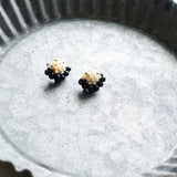 Ophira Star Dust Stud Earrings in Beige Tray Right