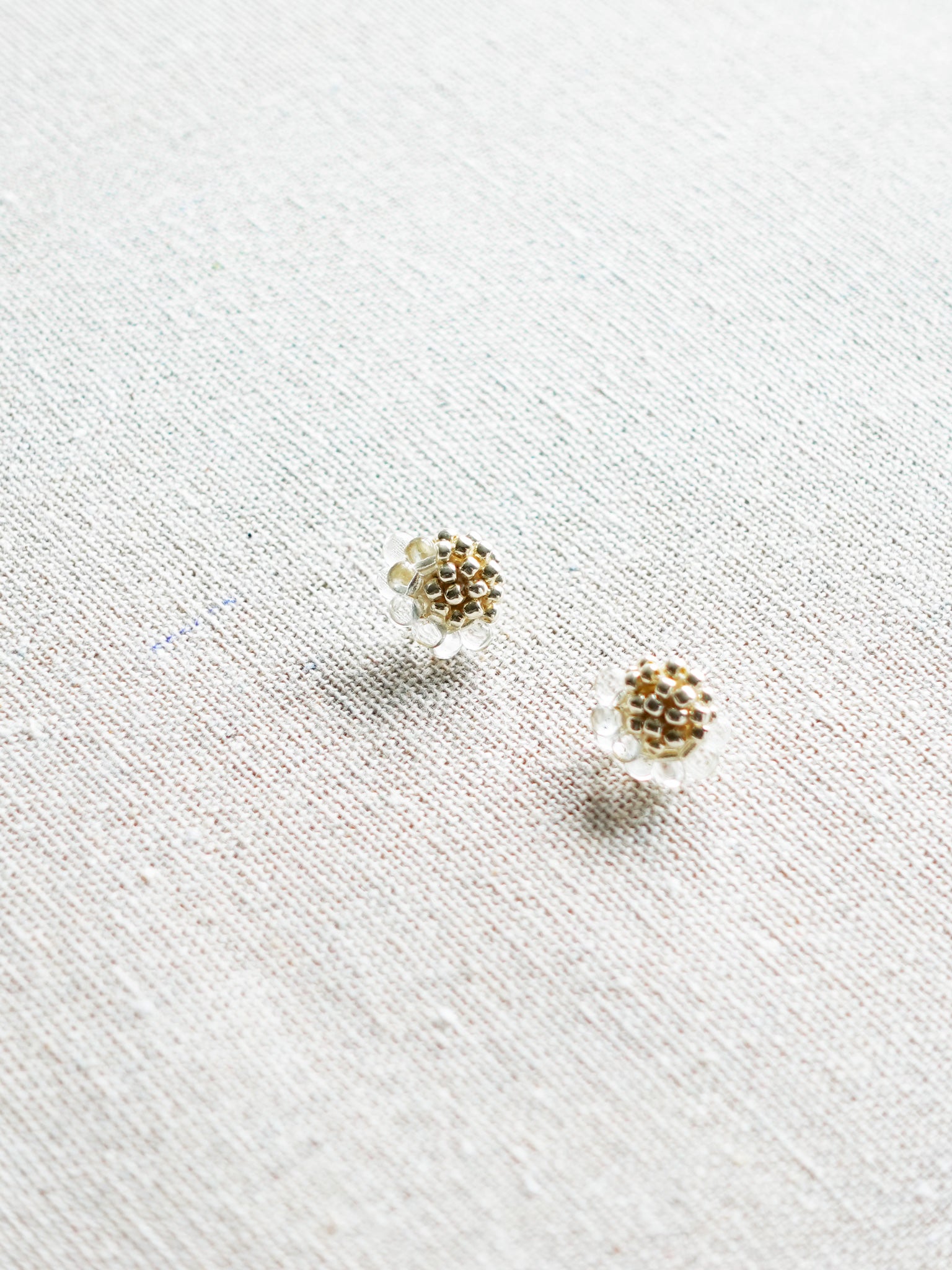 Ophira Stud Earrings in Gold Left