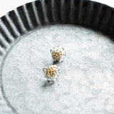 Ophira Stud Earrings in Gold Tray Side