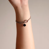 Orb Curb Bracelet in Black Model 2