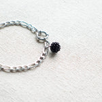 Orb Curb Bracelet in Black Side