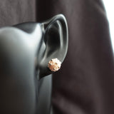 Orb Star Dust Stud Earrings in Blush Pink Bust