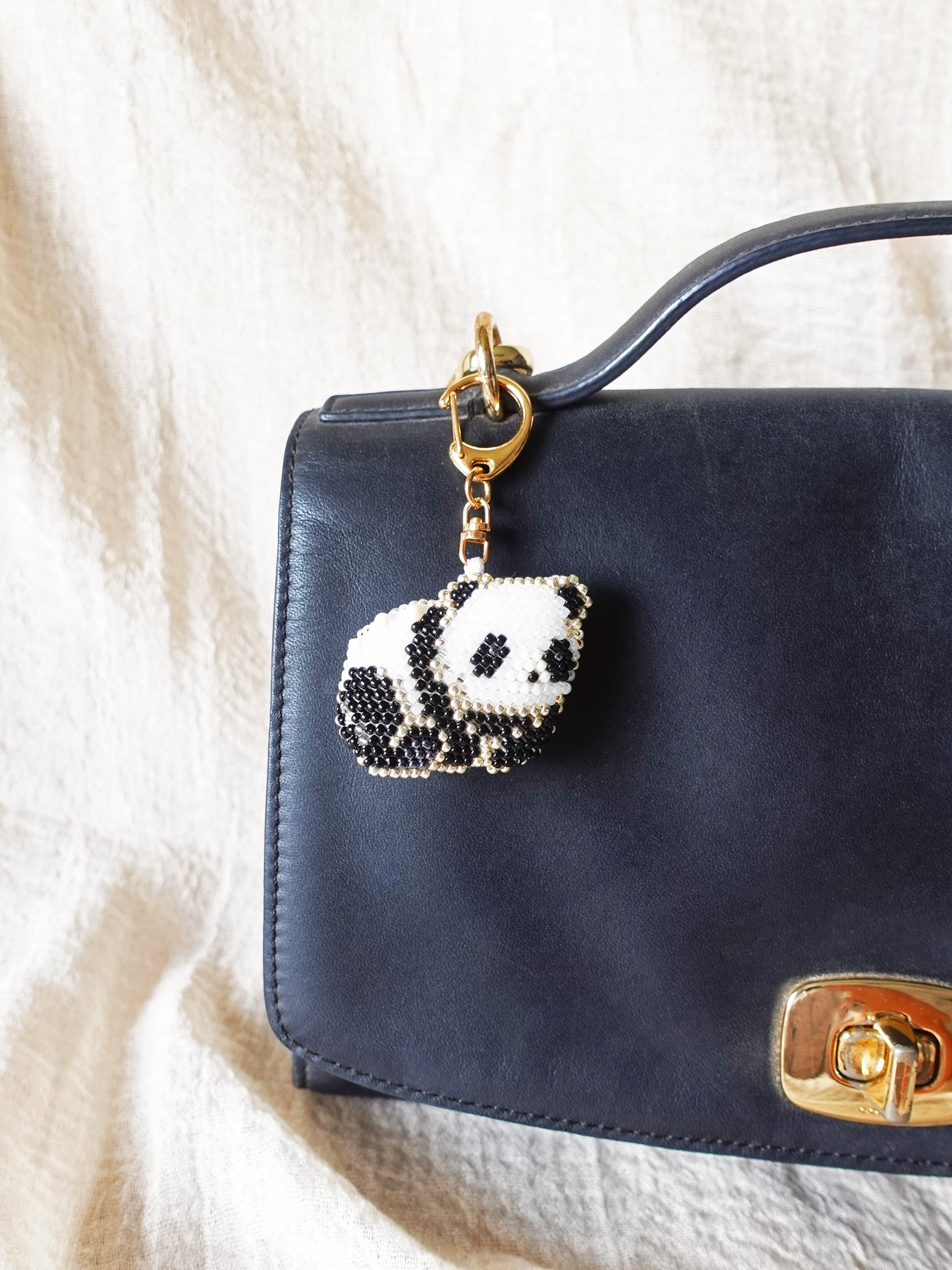 Panda Loaf Charm Bag Front
