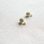 Phoebe Earrings in Gold Side
